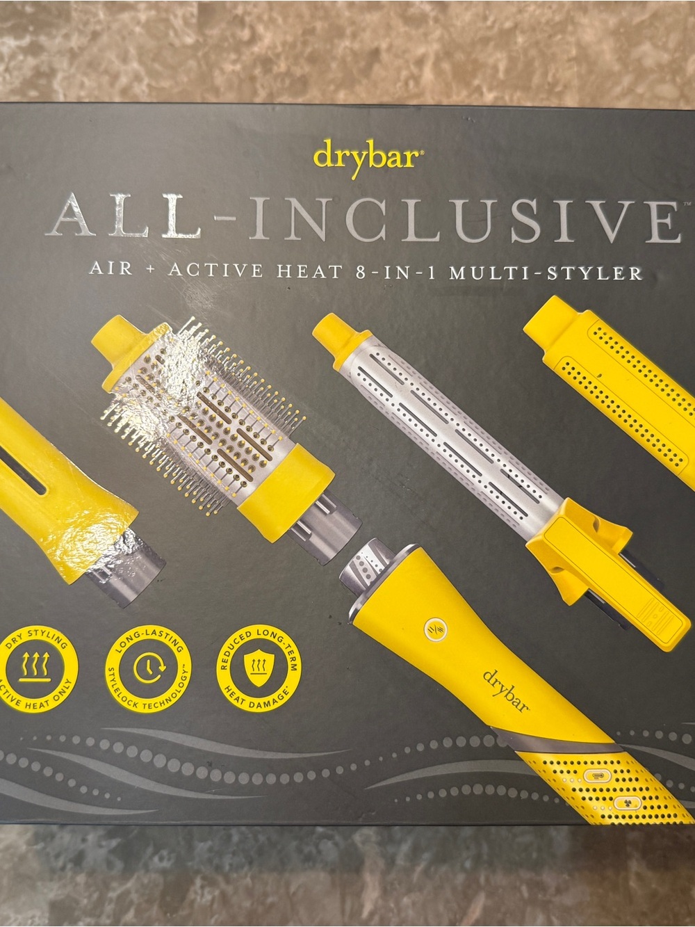 Drybar All-Inclusive 8-in-1 Multi-Styler in Bright Yellow